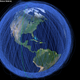 Illustration for article titled Here's a Real-Time Map of All the Objects in Earth's Orbit